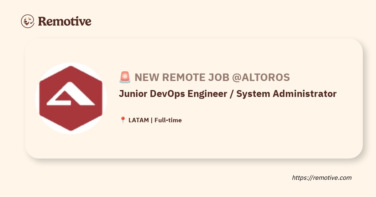 Junior DevOps Engineer / System Administrator