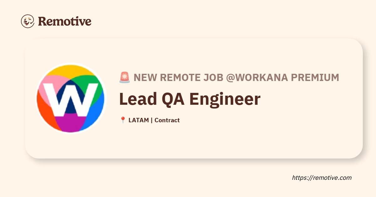 Lead QA Engineer