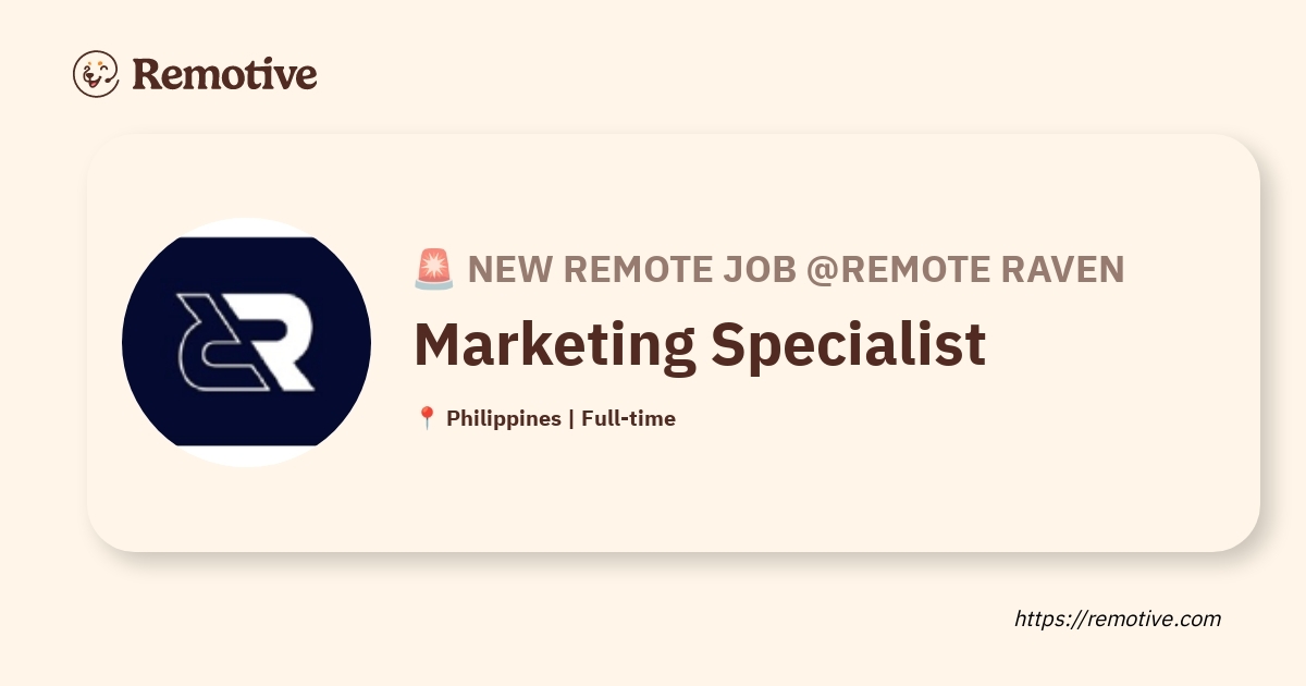 Marketing Specialist