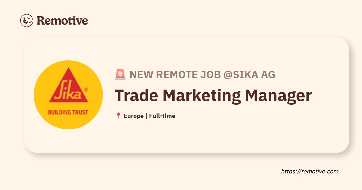 Trade Marketing Manager