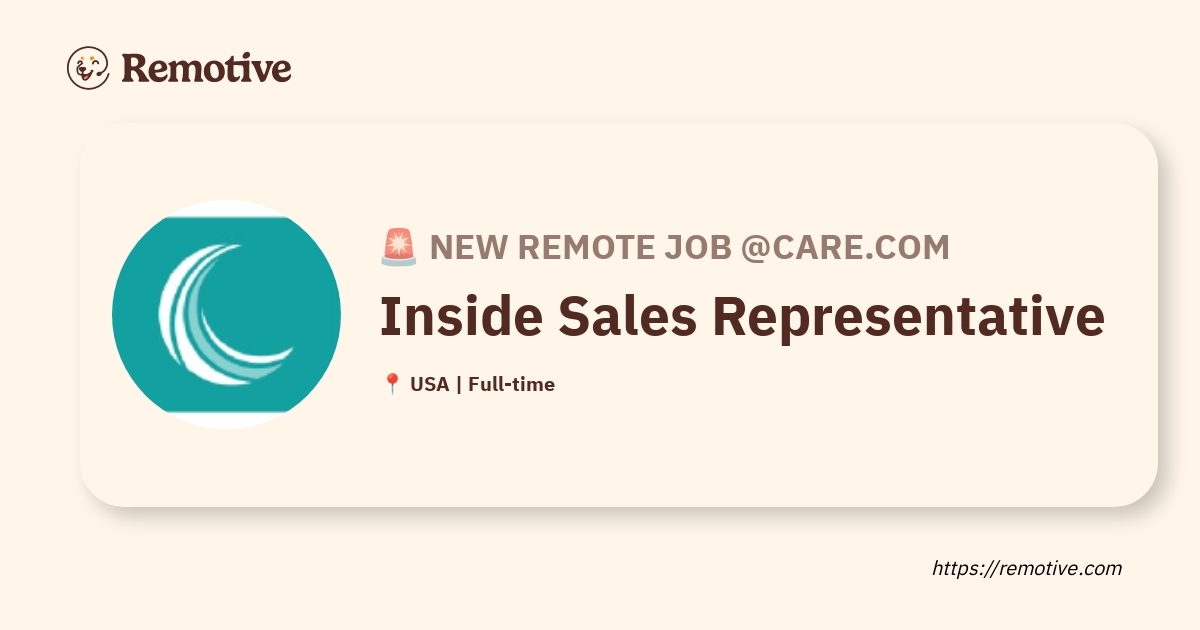 Inside Sales Representative