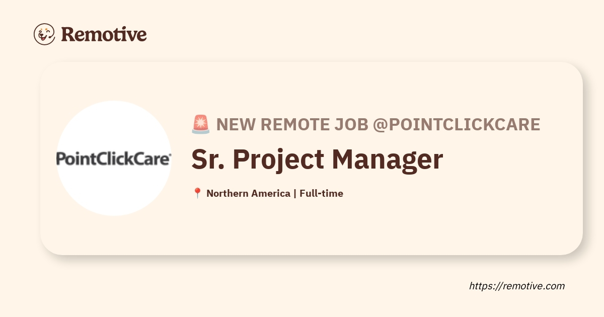 Sr. Project Manager