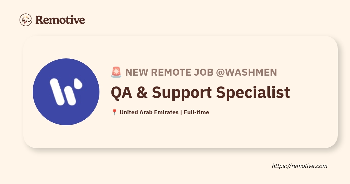 QA & Support Specialist