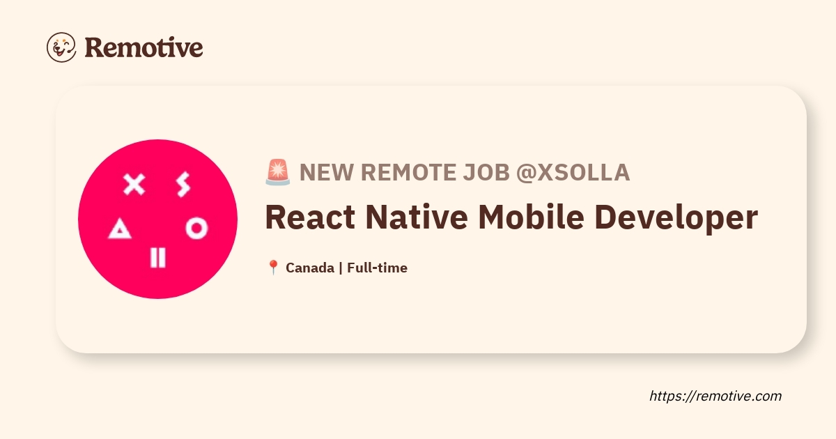 React Native Mobile Developer