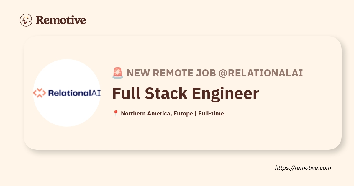 Full Stack Engineer