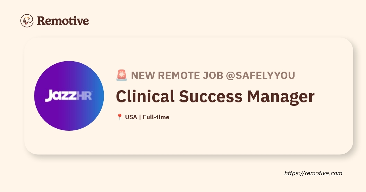 Clinical Success Manager