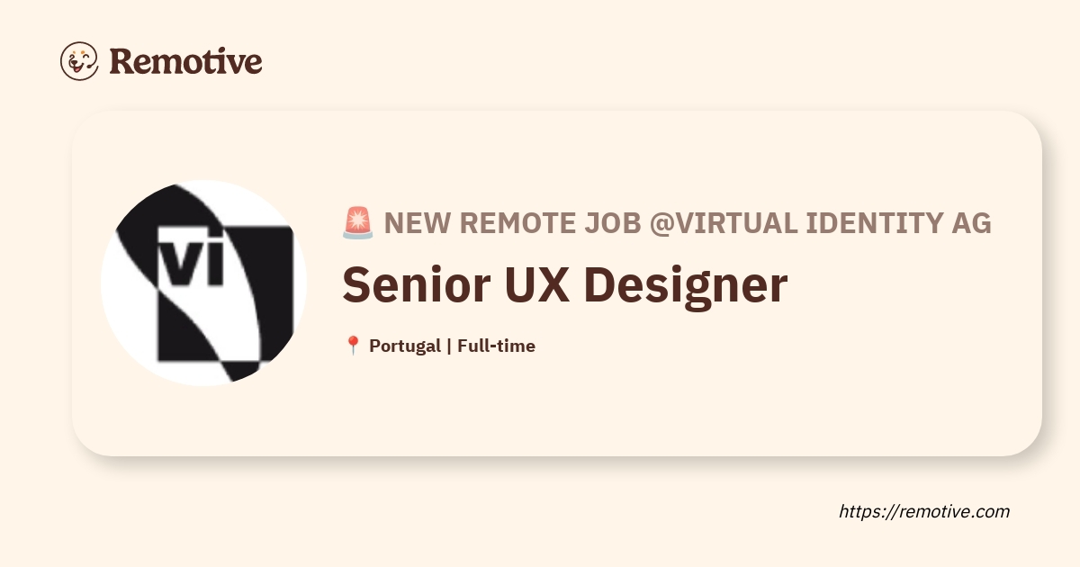 Senior UX Designer