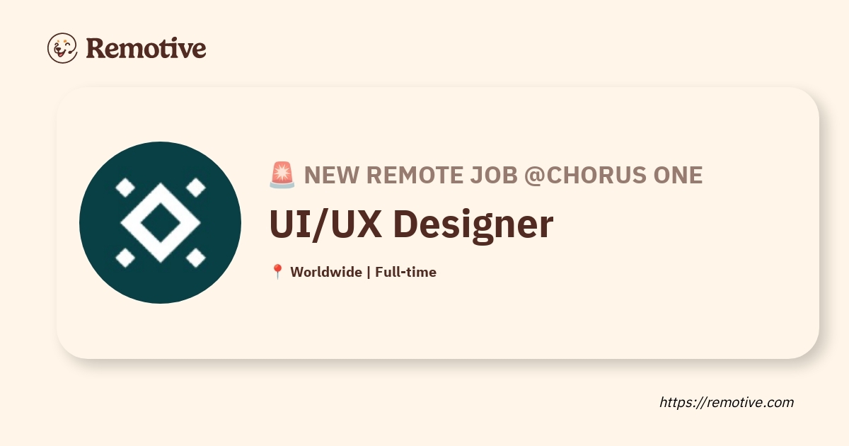 UI/UX Designer