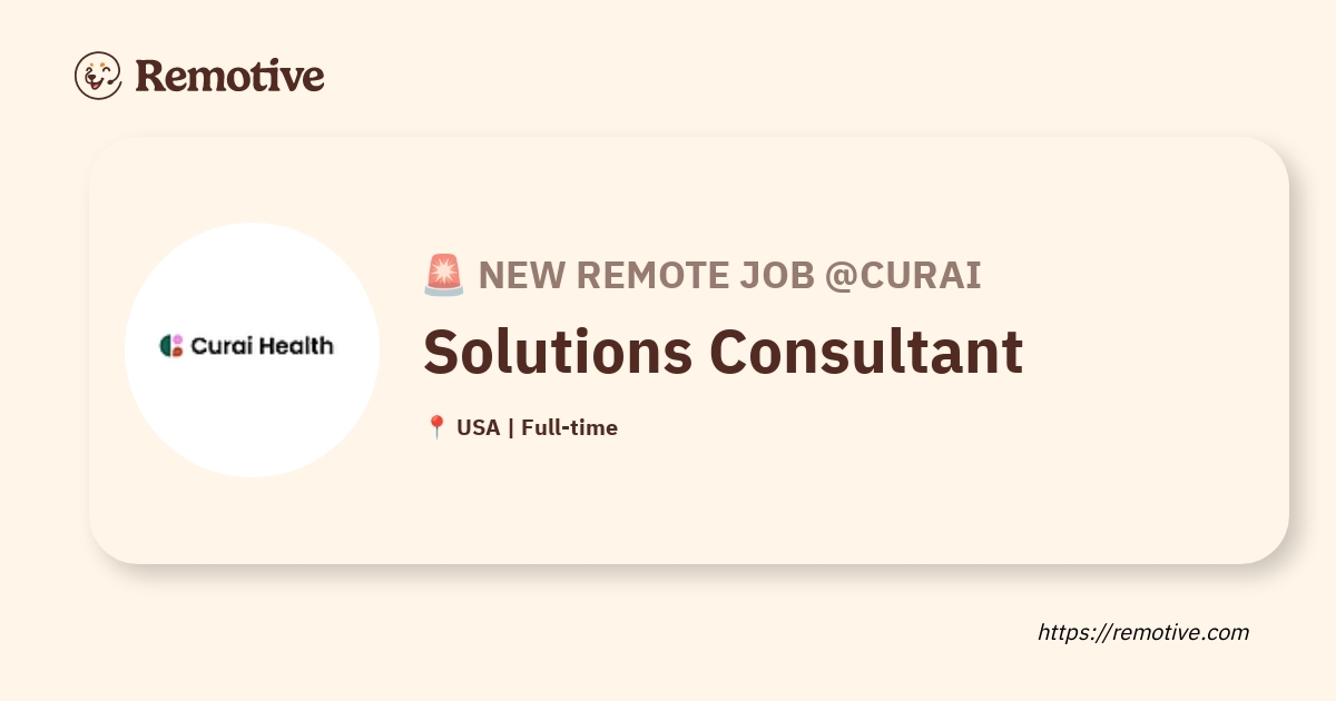 Solutions Consultant