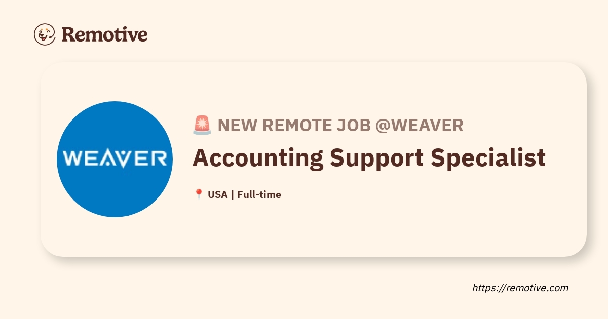 Accounting Support Specialist