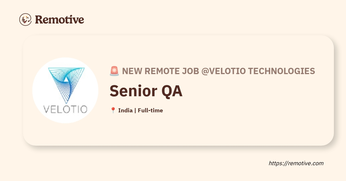 Senior QA