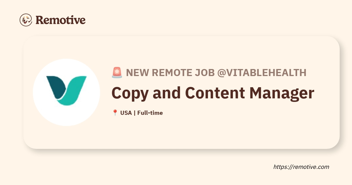 Copy and Content Manager