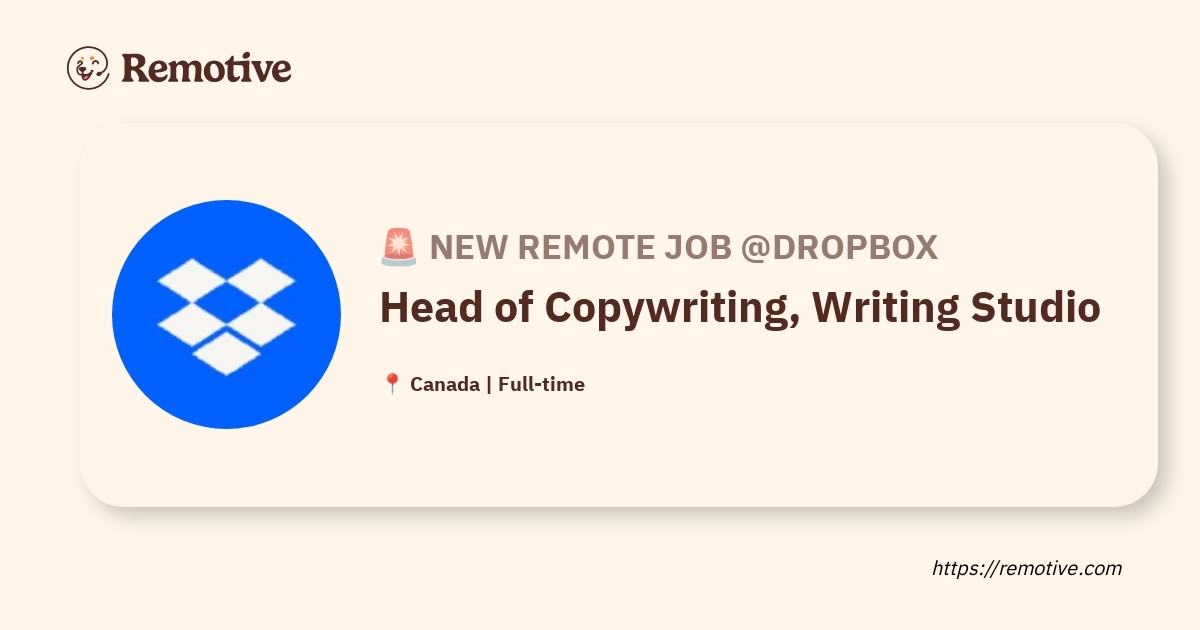 Head of Copywriting, Writing Studio