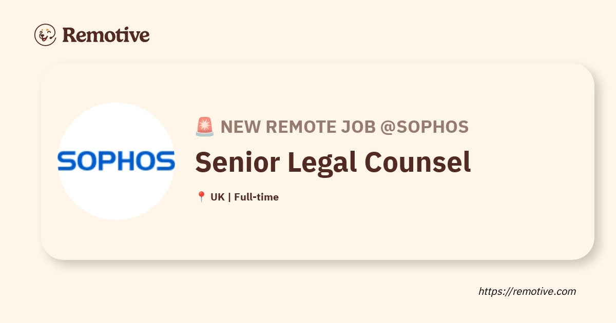 Senior Legal Counsel