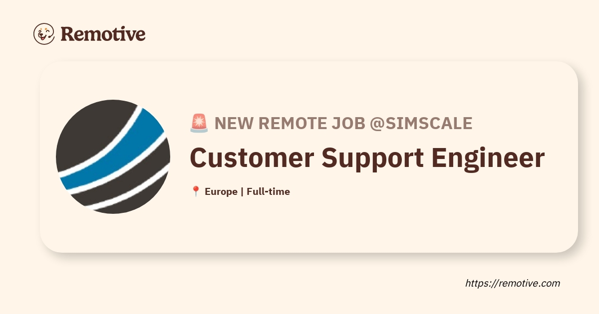 Customer Support Engineer