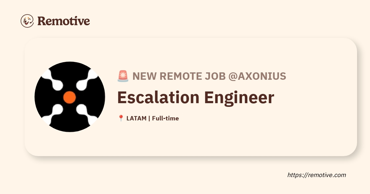 Escalation Engineer