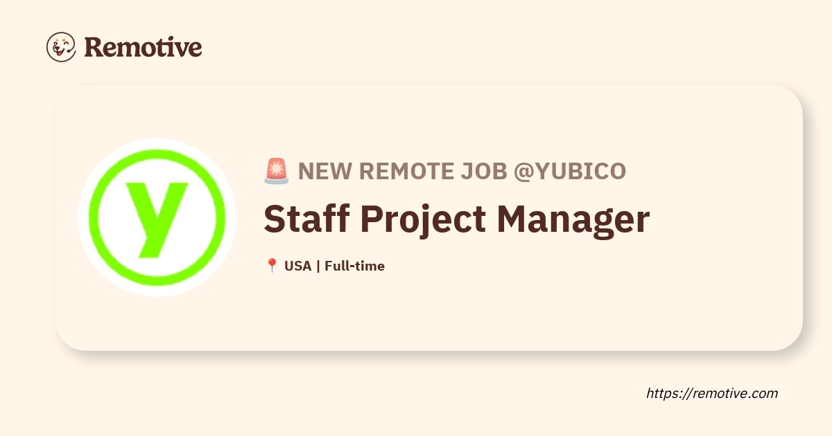 Staff Project Manager