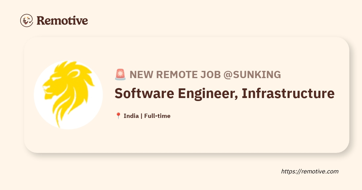 Software Engineer, Infrastructure