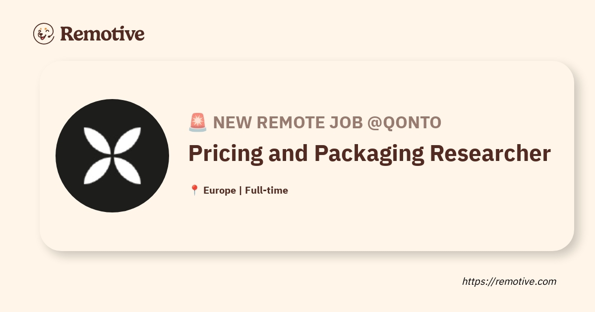 Pricing and Packaging Researcher